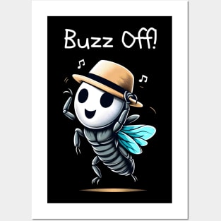 Buzz OFF Sickada Cicada Brood X Posters and Art